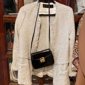 Crossbody Patent Leather Structured Lady Flap Bag